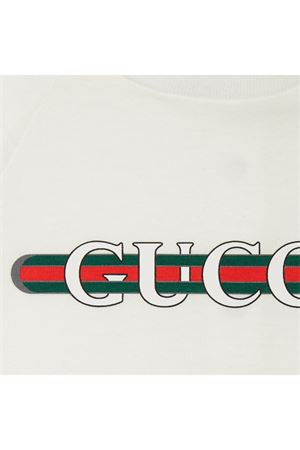 white cotton babygrow GUCCI KIDS | 793521XJGPI9214